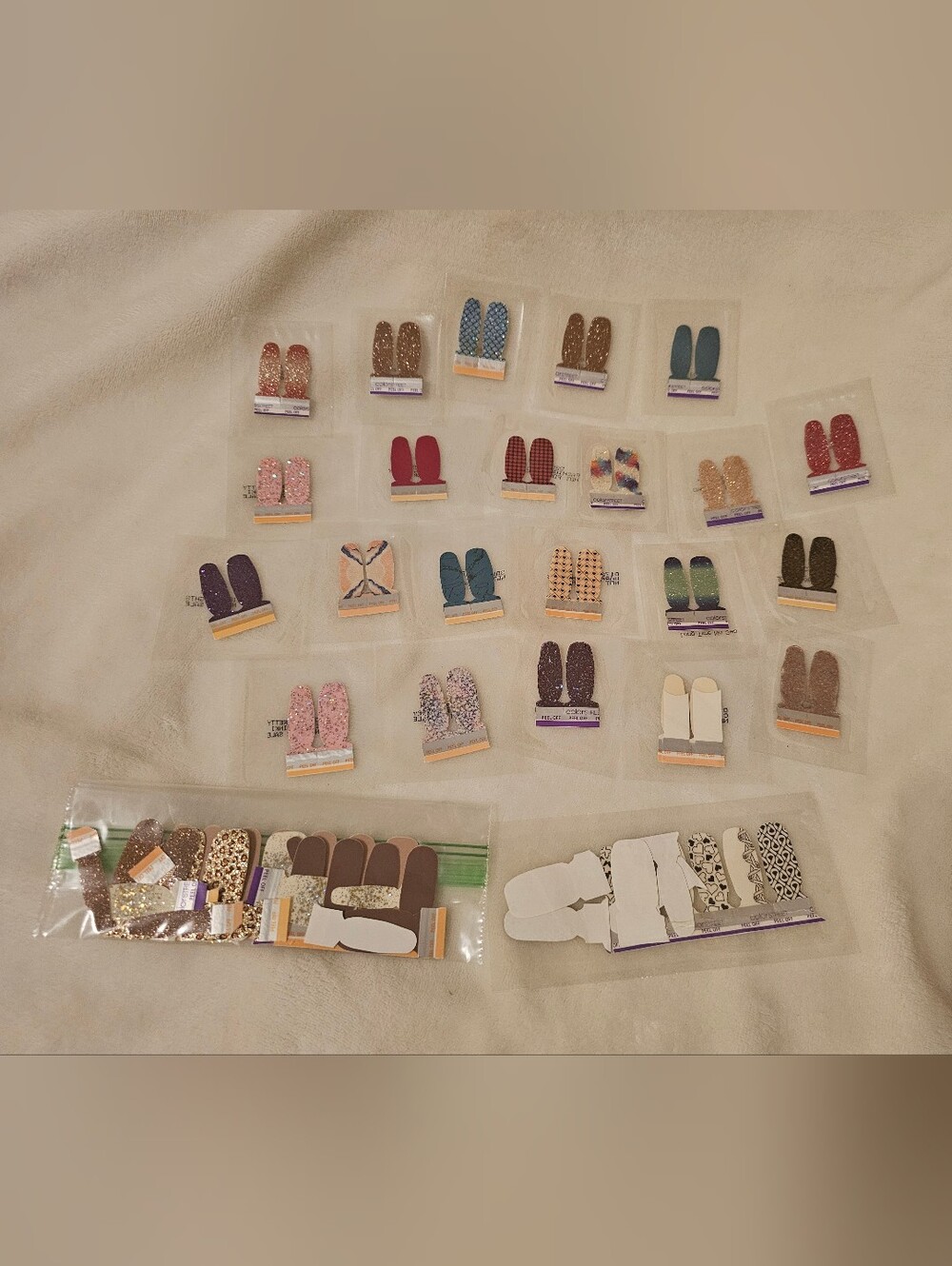 Color Street Nail Polish Strips Bundle Lot – Assorted Colors & Designs